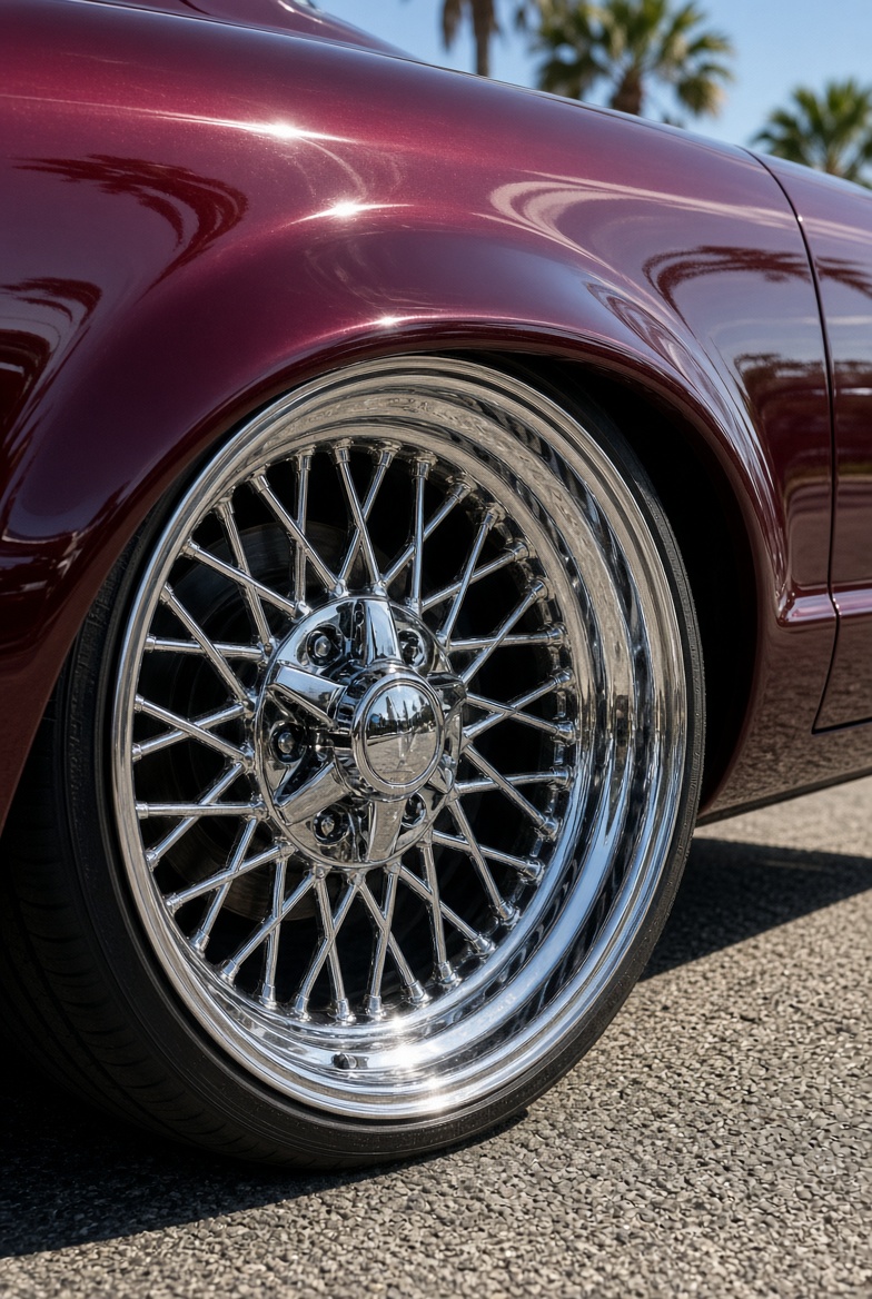 Wire wheels, big diameter