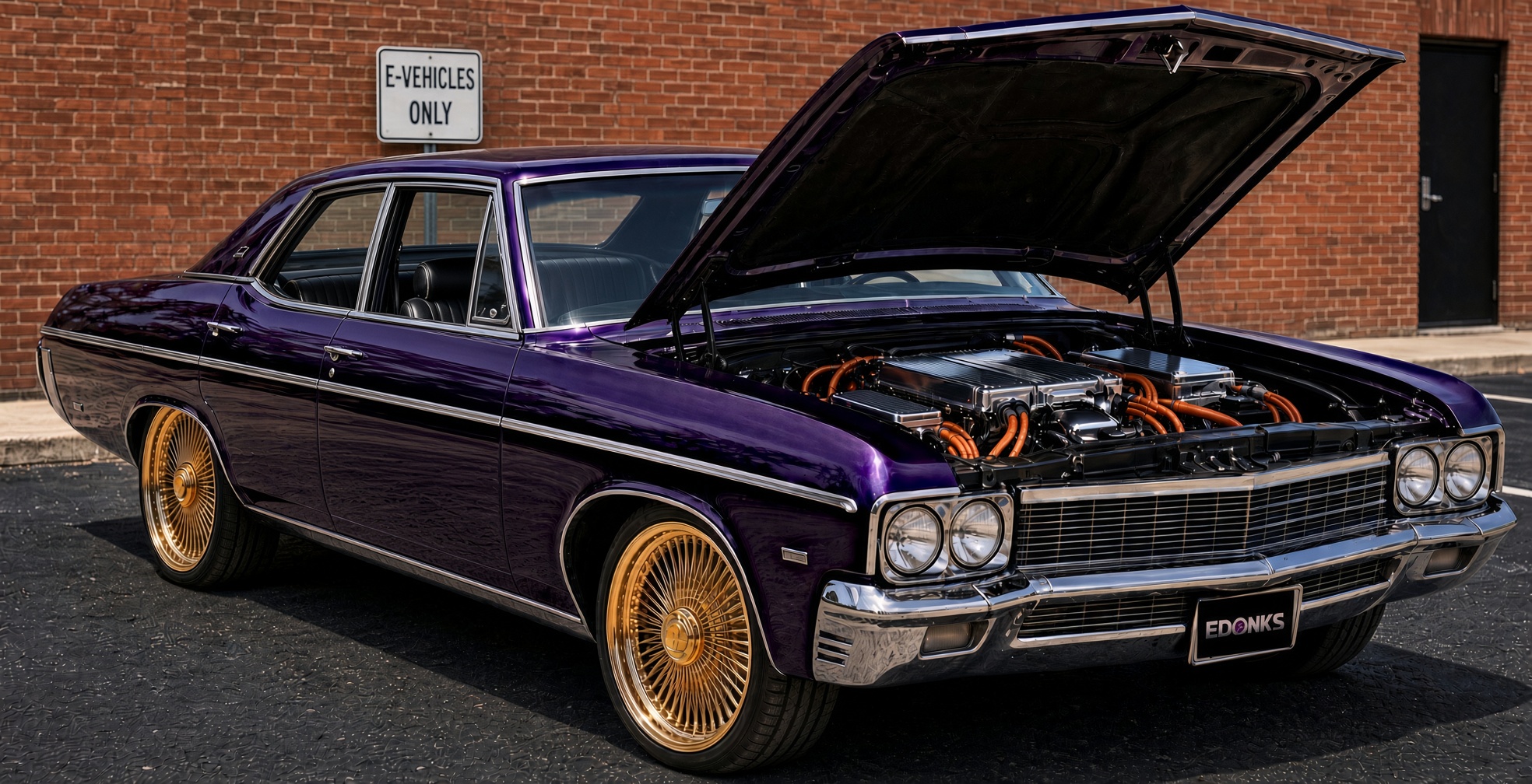 EJ, founder of EDONKS, with the Impala